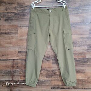 Cross Eyed Moose Cargo Joggers Tag 36 Measures 34 Rip Stop Stretch Gorpcore